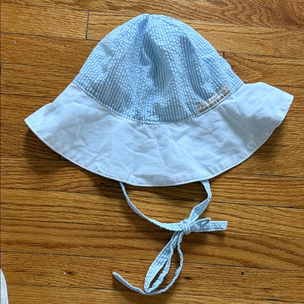The Beaufort Bonnet Company Blue Kids Sun Hat